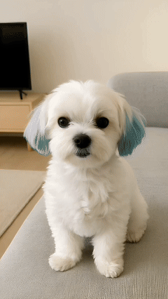 캐럿 AI로 만든 다양한 반려동물(강아지, 고양이, 햄스터)의 사람 변신 영상 하이라이트