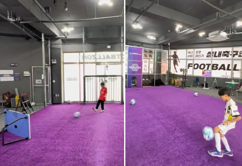 풋볼존 풋볼 풋살 자동축구공 발사기계