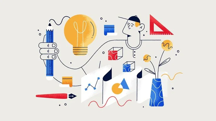 Interactive design with creative tools and analytics
