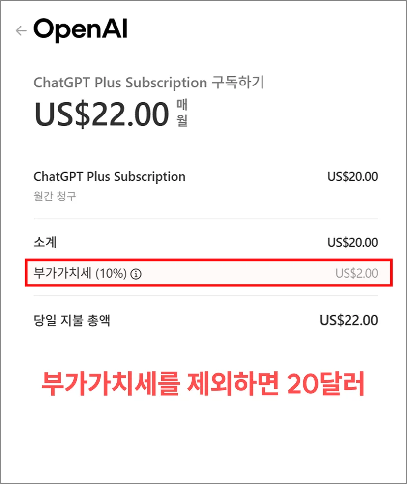 챗gpt 부가세
