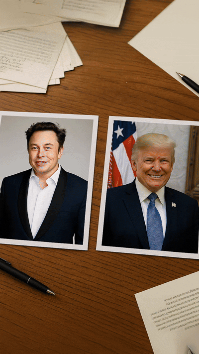 캐럿 AI로 만든 재미있는 2세 얼굴 예측 영상 예시: 나루토와 레이, 트럼프와 일론 머스크 가상 2세 모습