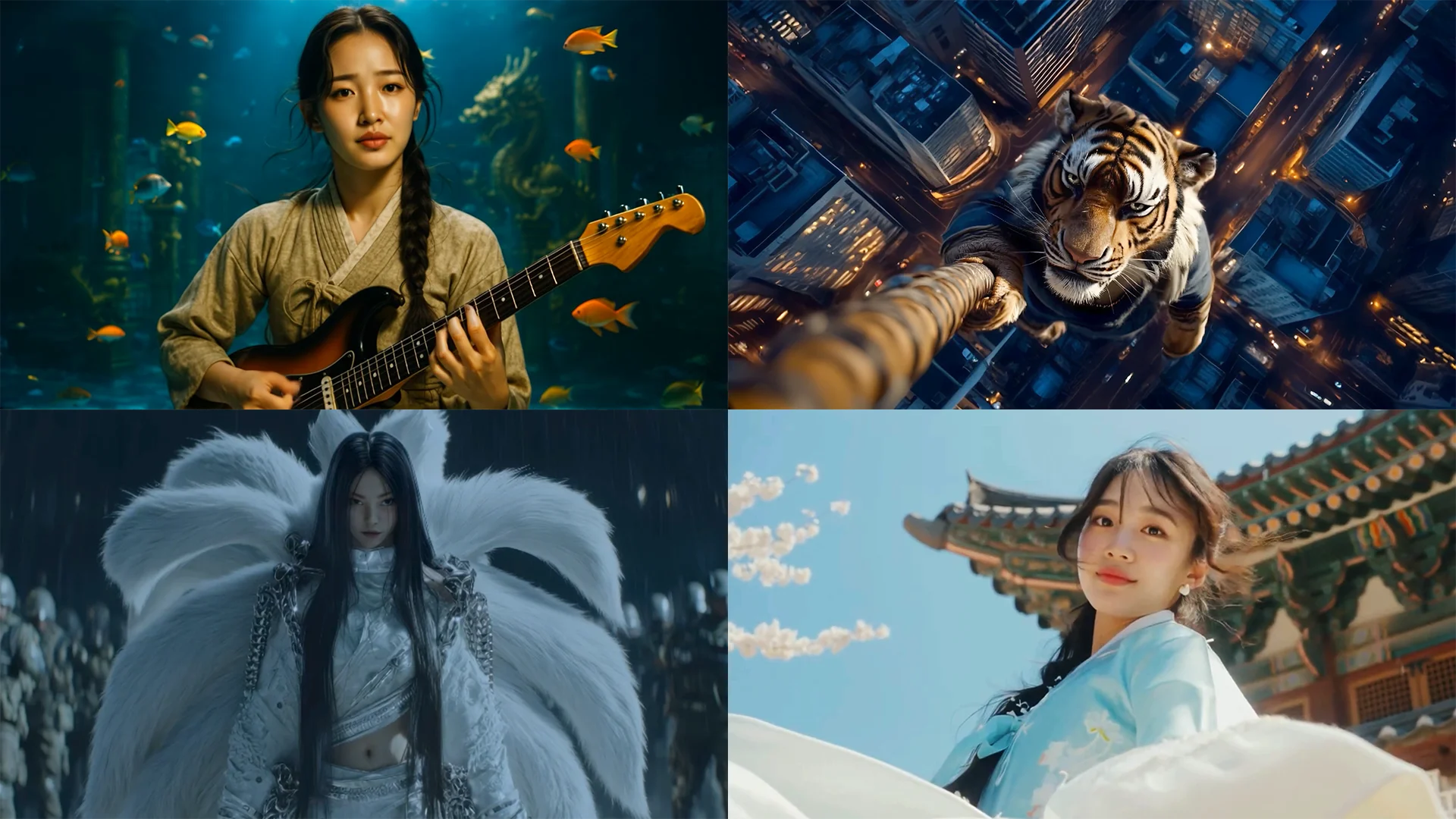 캐럿 AI 영상 기획전 다시 쓰는 전래동화 참여작품 미리보기