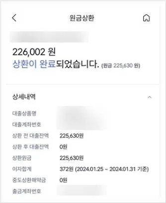채무통합대환대출 전략에 따른 추가 은행 정리