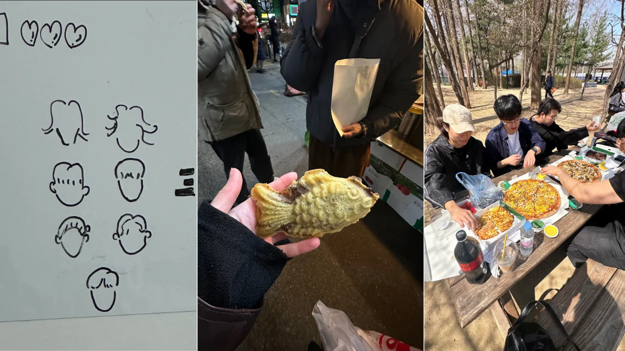 pictures of daily life working at inblog, food, picnic