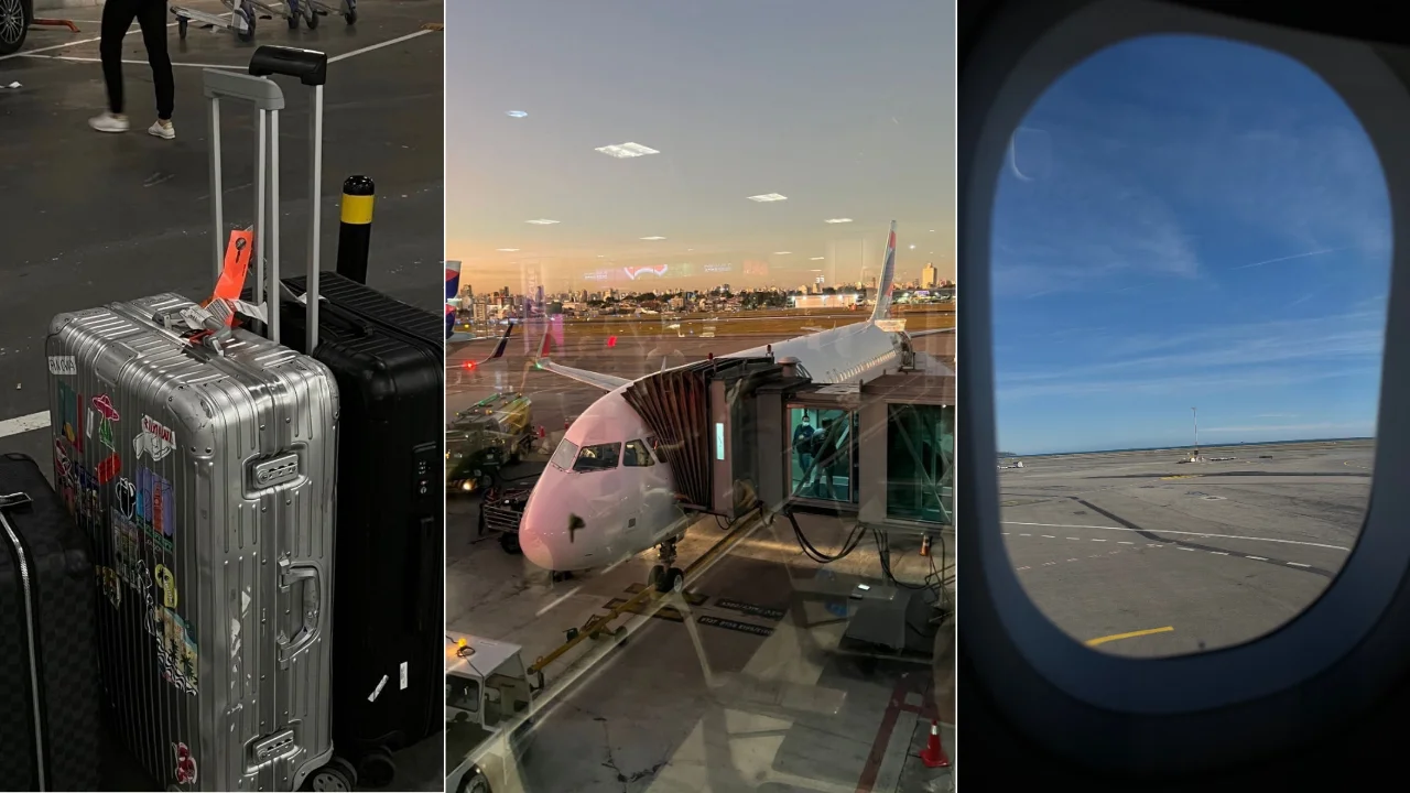 Airplane, travel, luggage