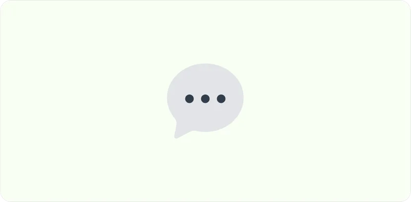 클라우드바우처 자주 묻는 질문을 상징하는 말풍선 아이콘 이미지