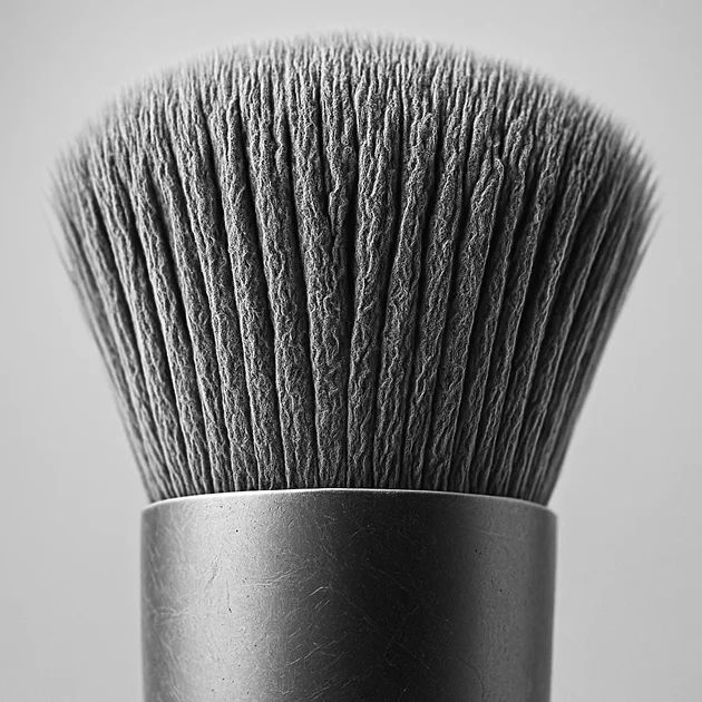 Microscopic Brush Bristles