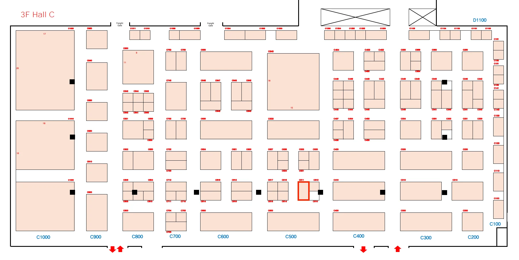 스마트테크코리아 전시장 내 디피니트 부스: C홀 C511