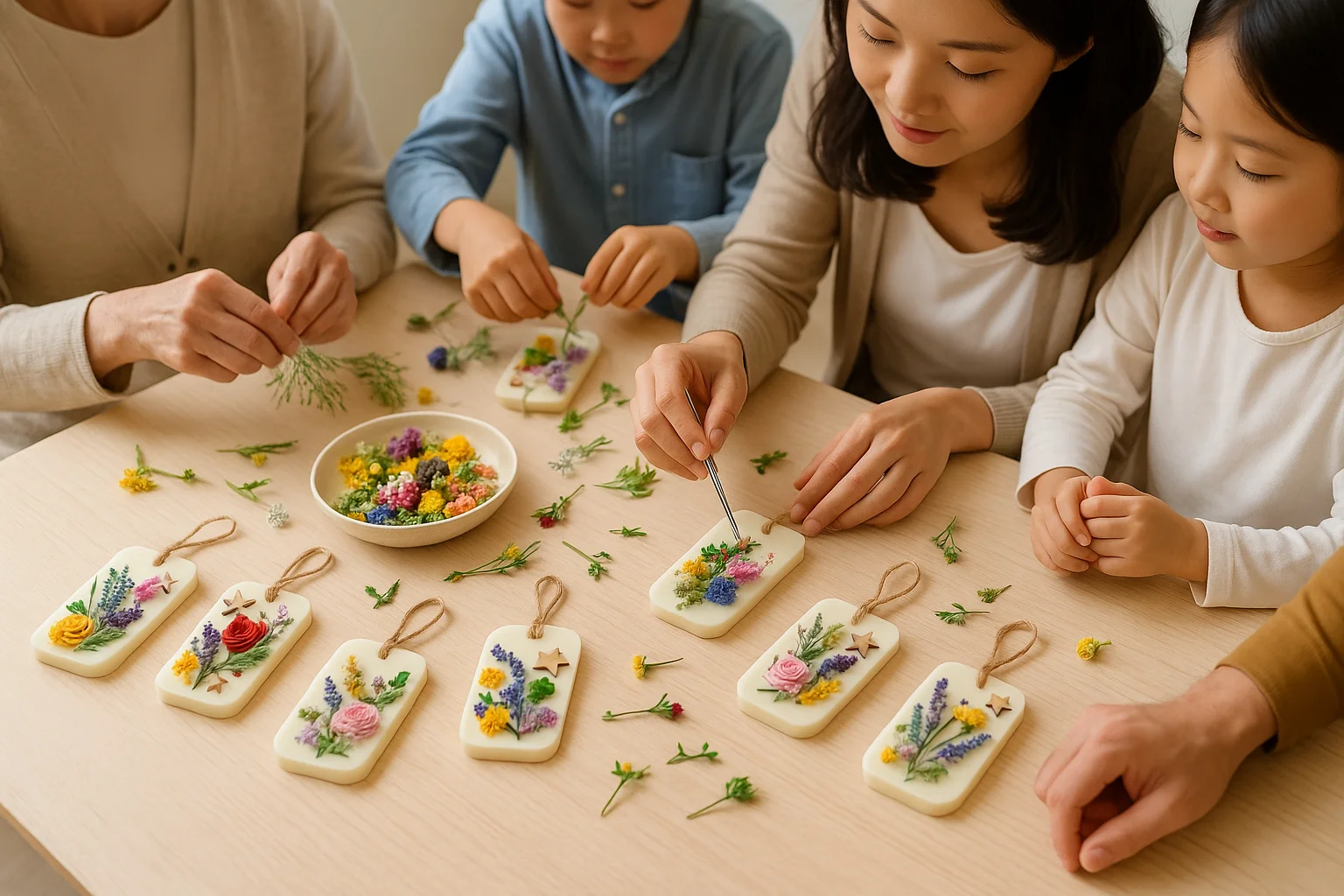 플라워 왁스타블렛 클래스