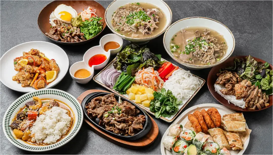 Shabu-shabu and assorted menu items from TBR’s restaurant brand Annam, focused on quality and variety