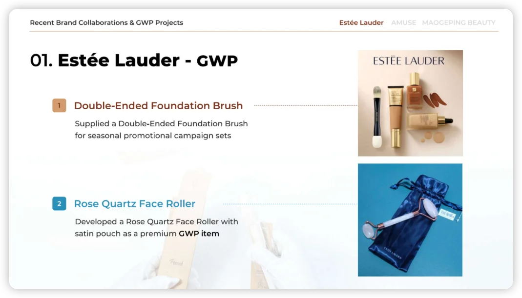 SamsungBrush's References - Estée Lauder