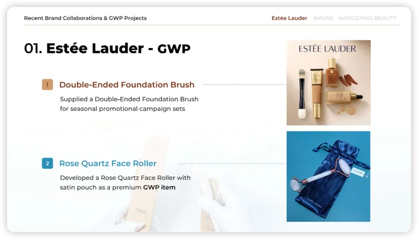 SamsungBrush's References - Estée Lauder