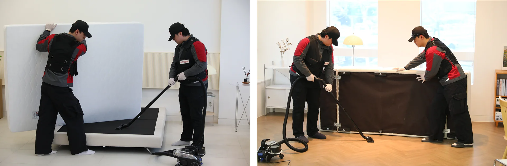 프레임 및 하부 청소