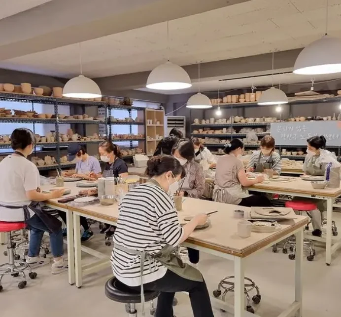 서울 광진구 소재 도예 공방 수업 사진