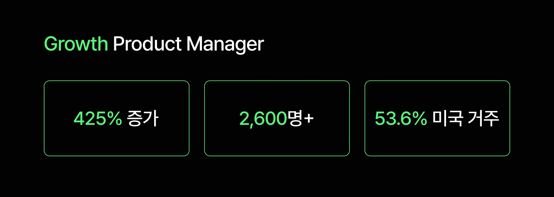 Growth Product Manager 근황