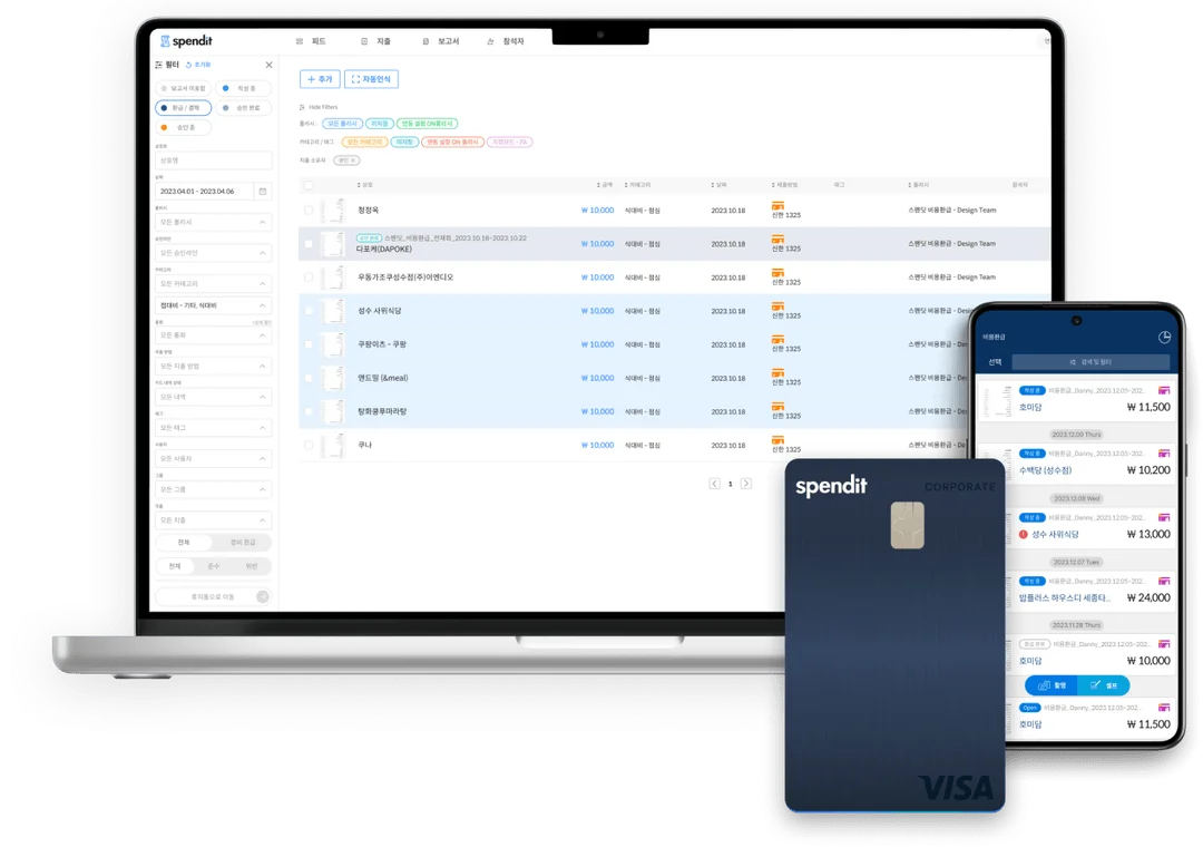 기업 비용 관리 플랫폼 스팬딧