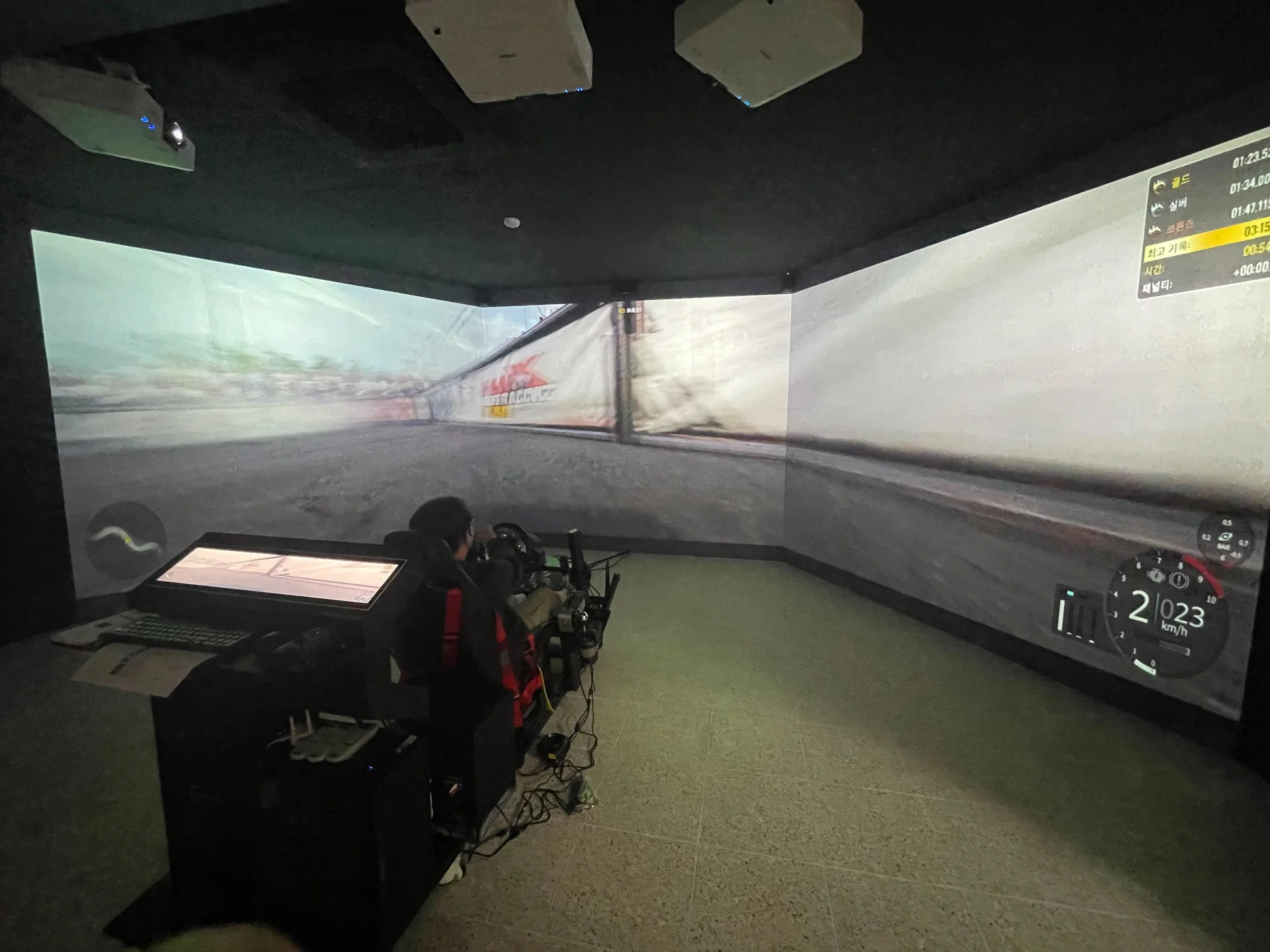 3sided immersive screen