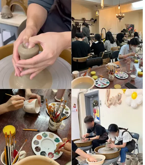 도예 워크샵 진행 모습