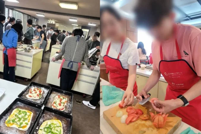 쿠킹 요리 워크샵 진행 모습