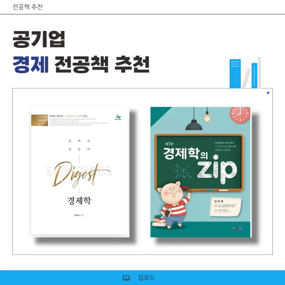 "김진욱 경제학의 ZIP, 황종휴 다이제스트 경제학 교재 이미지"