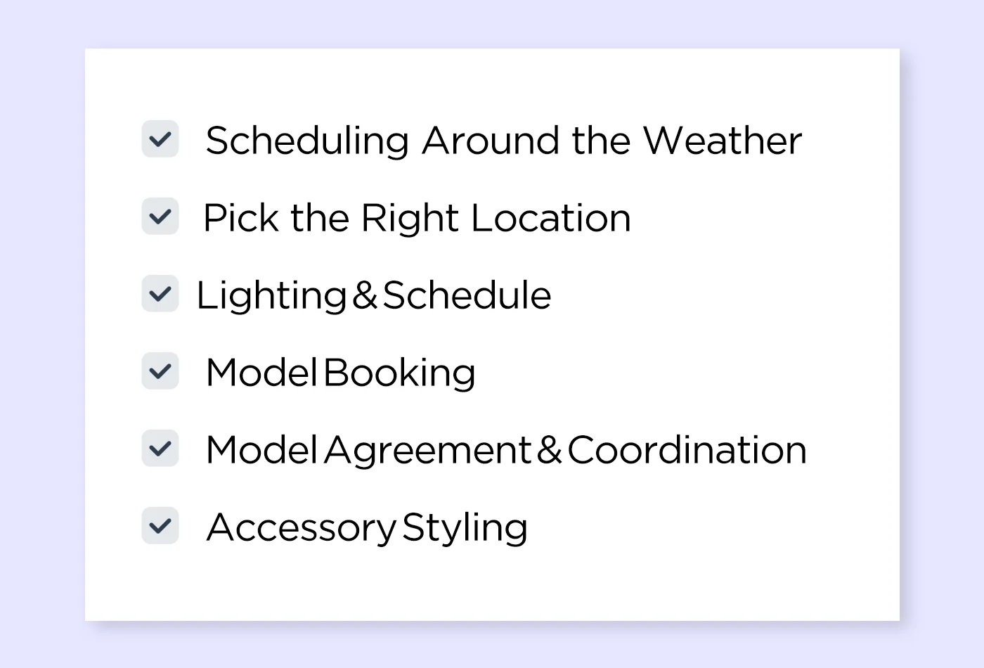 Essential beachwear and swimwear shoot checklist – 6 key things to prepare for a successful summer campaign