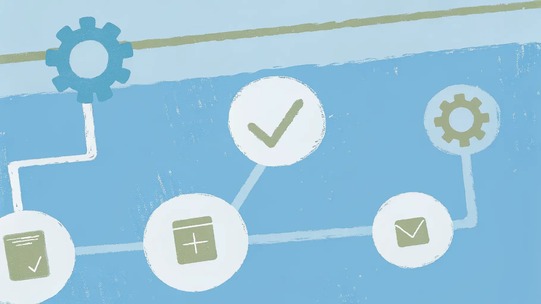 간소화된 프로세스를 통해 시간과 인건비를 줄이고 구매 효율을 높여 비용을 절감하는 일러스트