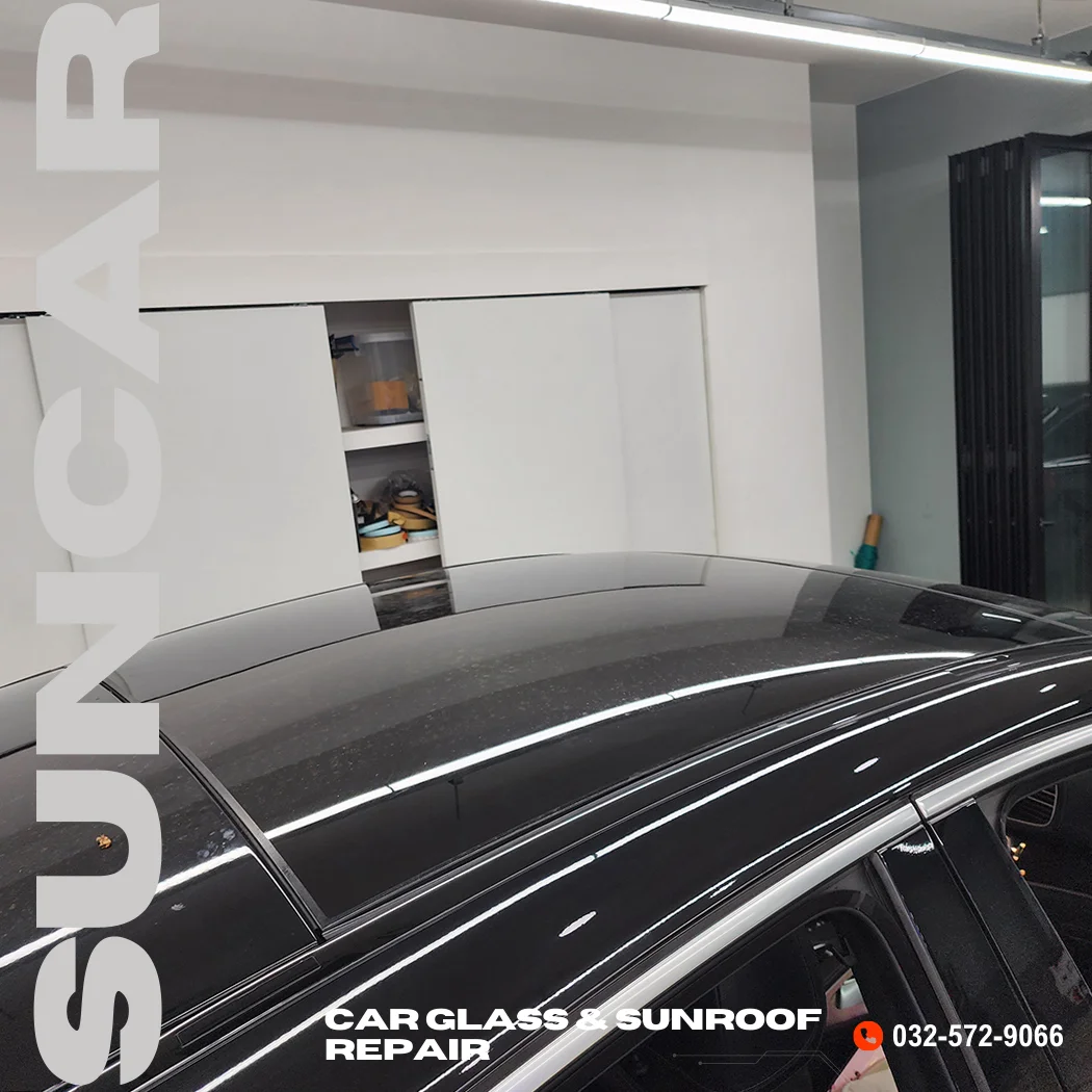 벤츠 썬루프 썬쉐이드 수리