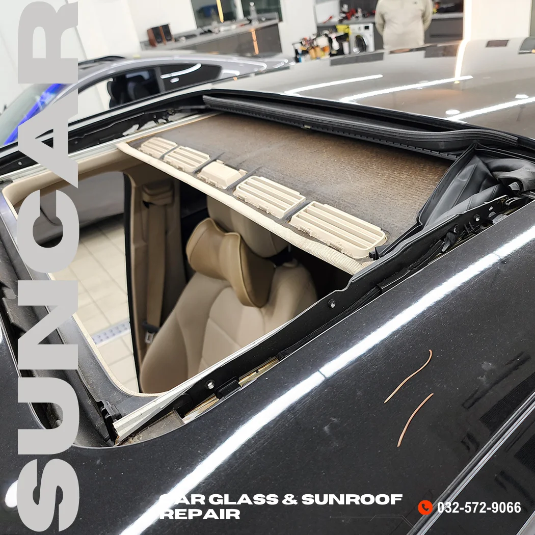 벤츠 GLC 자동차 썬루프 누수 수리