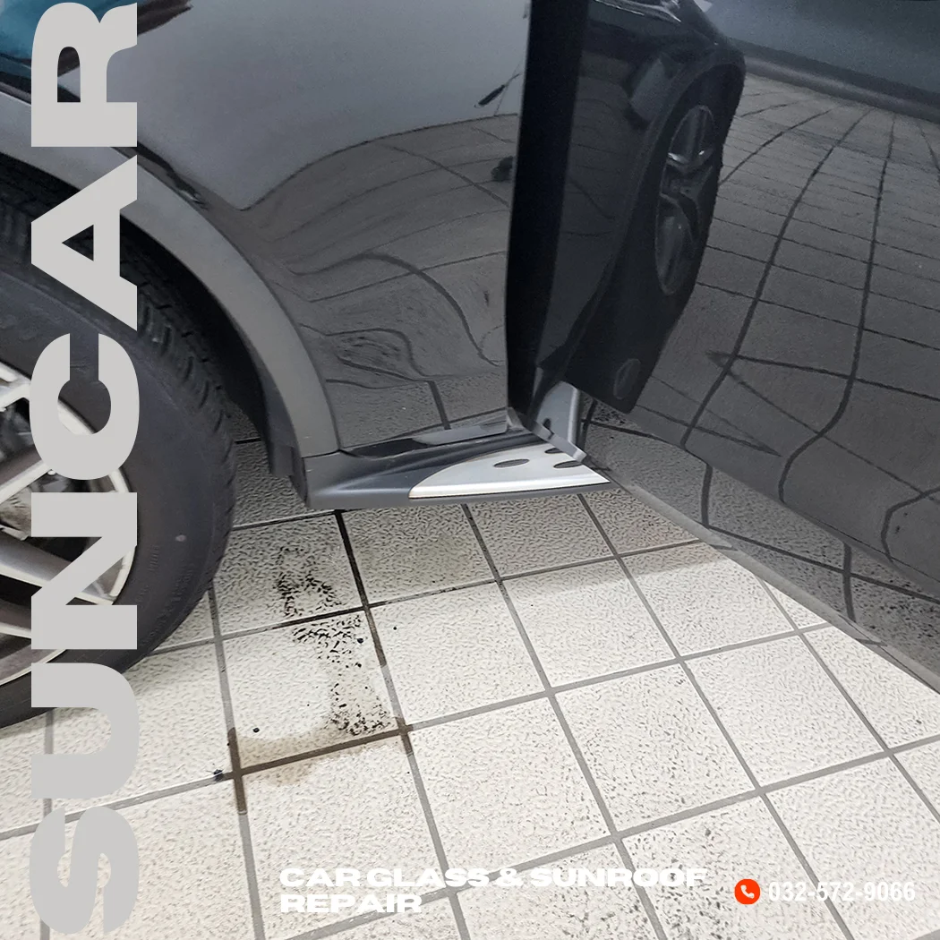 벤츠 GLC 자동차 썬루프 누수 수리