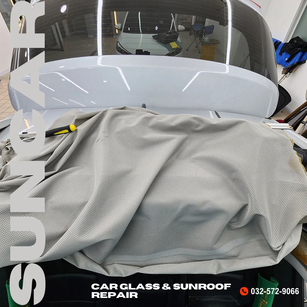 폭스바겐 티구안 썬쉐이드 수리