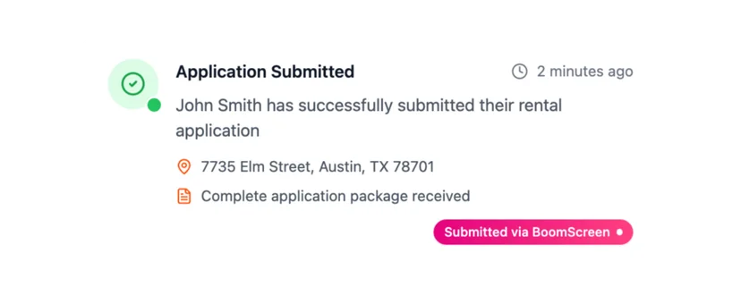 Boom rental applications now flow directly into RentEngine