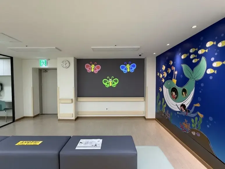 An immersive wall displaying video
