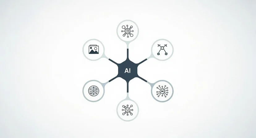 국내 AI 기업 분야별 리스트 인포그래픽 - AI 에이전트(뤼튼 캐럿 라이너), 의료 헬스케어(뷰노 루닛 뉴로핏), 자율주행 모빌리티(포티투닷 스트라드비젼), AI 반도체(리벨리온 퓨리오사AI 딥엑스), 콘텐츠 미디어(딥브레인AI), 핀테크 금융(에이젠글로벌 핀다 크래프트테크놀로지스) 분류별 대표 기업 배치도