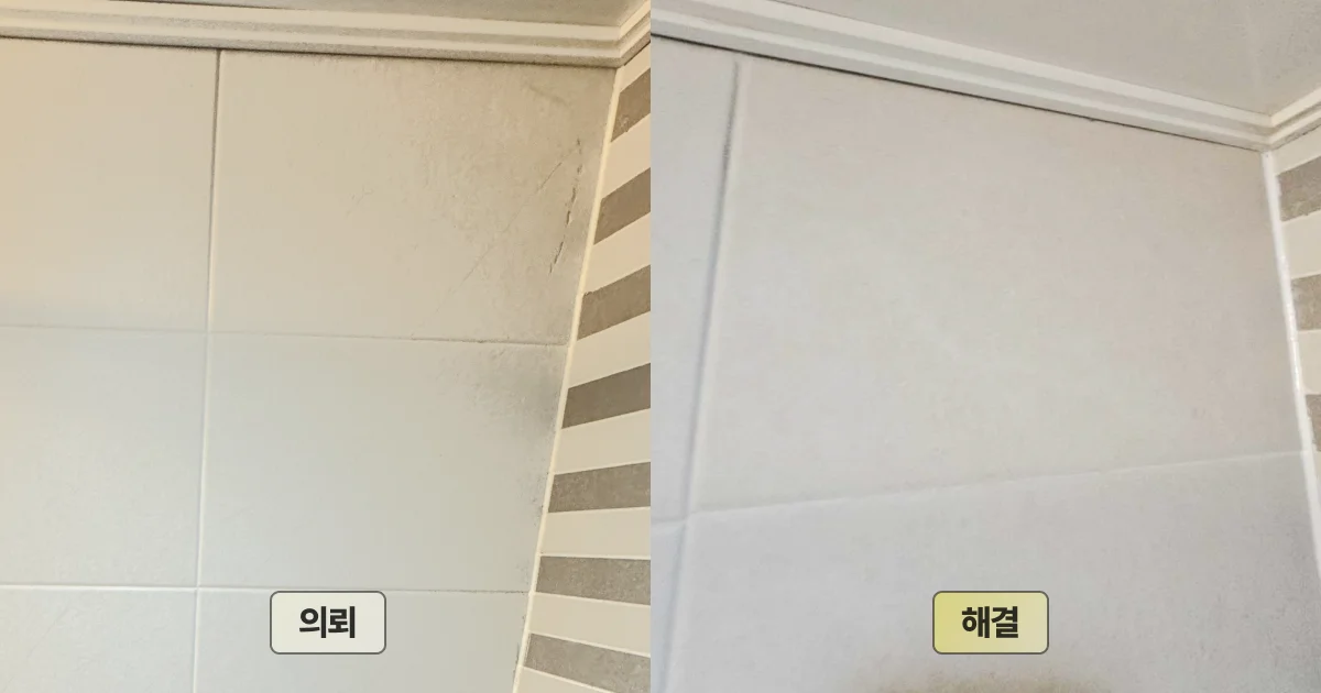 타일 교체 완료