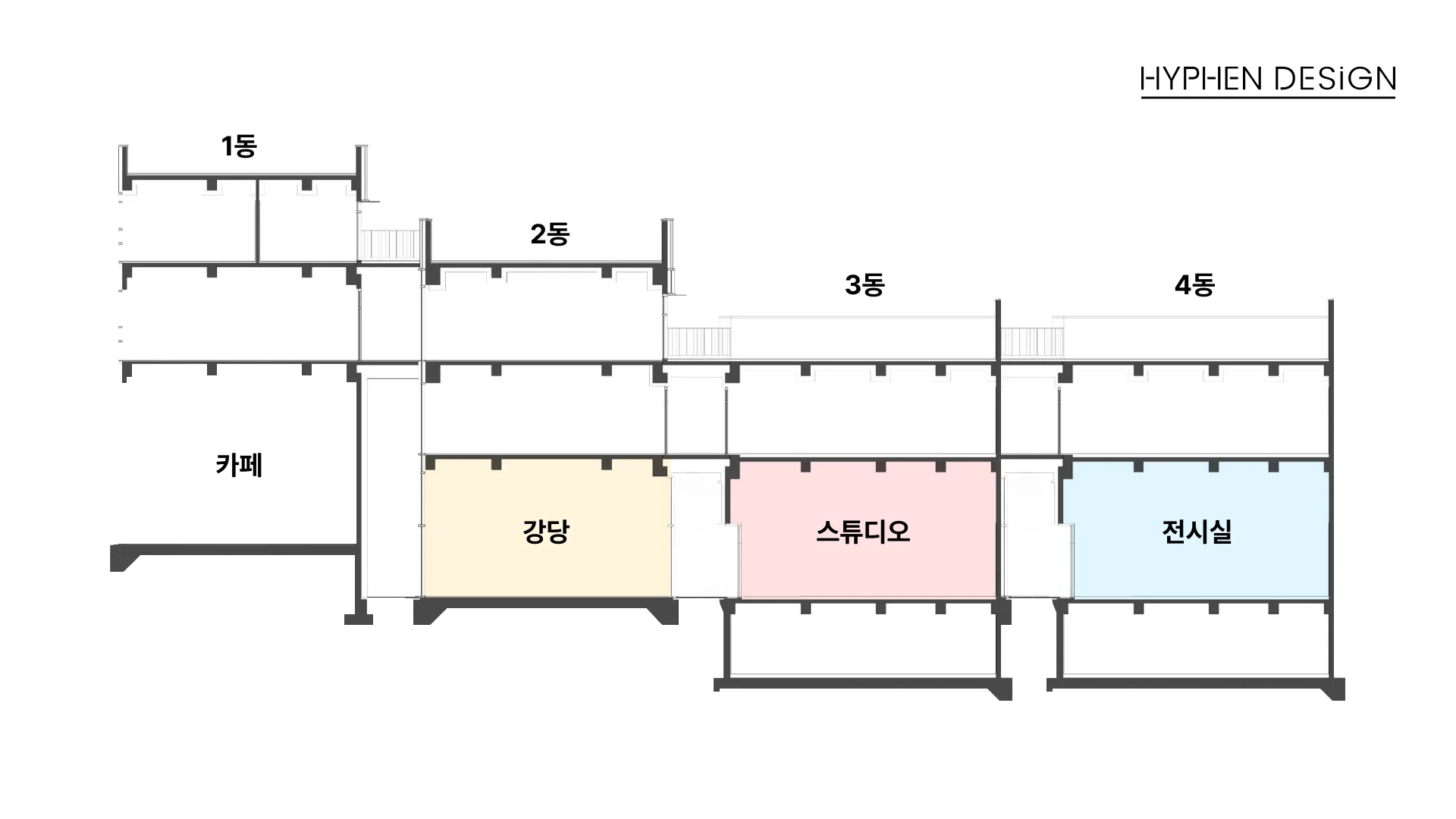 QTM 판교 사옥 전체 구성도