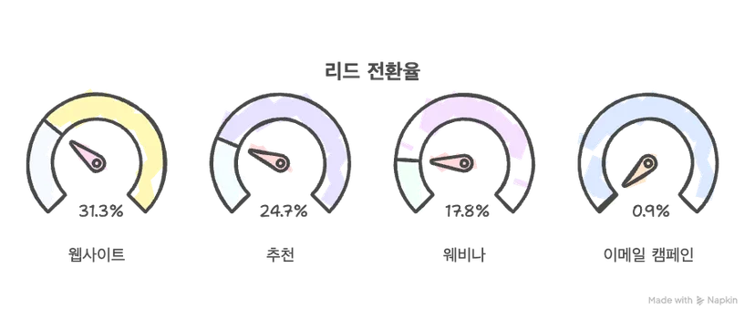 B2B 리드 전환율
