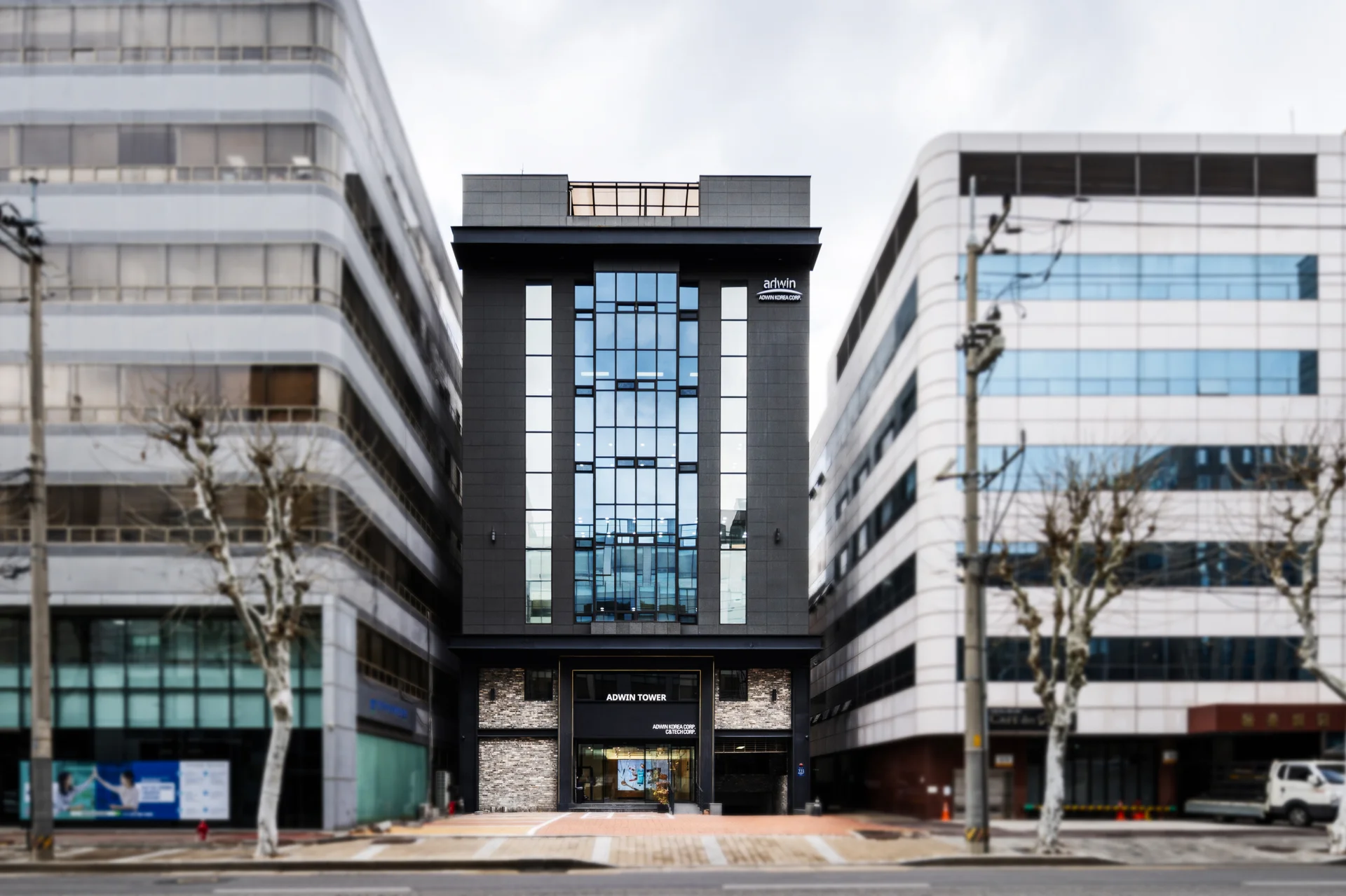 애드윈코리아 사무실 인테리어 사옥 전경