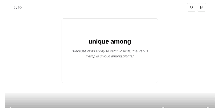 ‘영어 단어장’ 서비스였어요. 개발 경험은 없고, 전공도 문과. 하지만 Replit과 ChatGPT의 도움을 받아 단 1시간도 안 되는 시간 안에 핵심 기능을 갖춘 MVP를 만들고 배포까지 마쳤습니다.