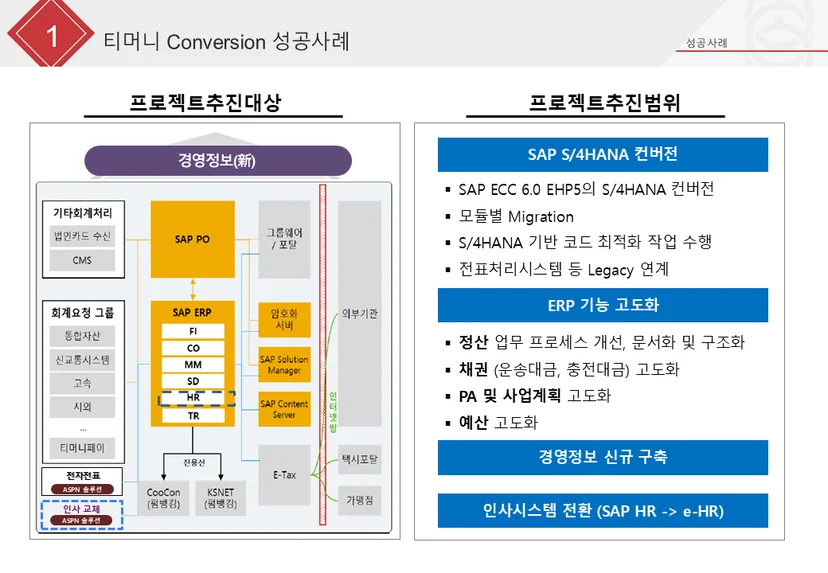 SAP 성공사례