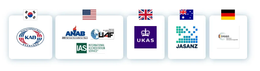 6개국 인정기관 CI