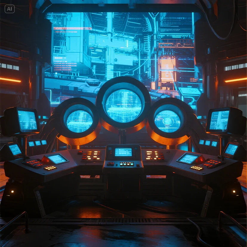 Emulate3D 디지털 트윈 소프트웨어로 공장 레이아웃을 최적화하는 가상 시뮬레이션 화면