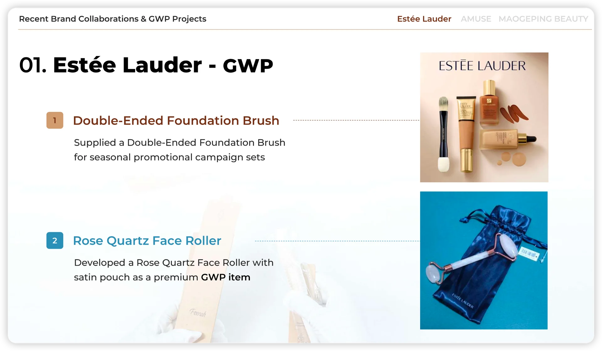 Samsungbrush's gwp campaign with Estee Lauder