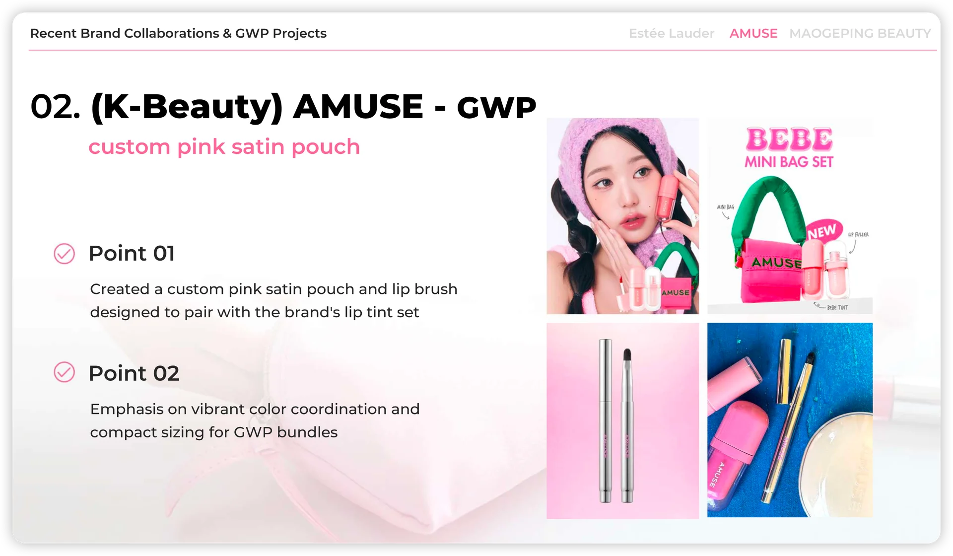 Samsungbrush's gwp campaign with AMUSE
