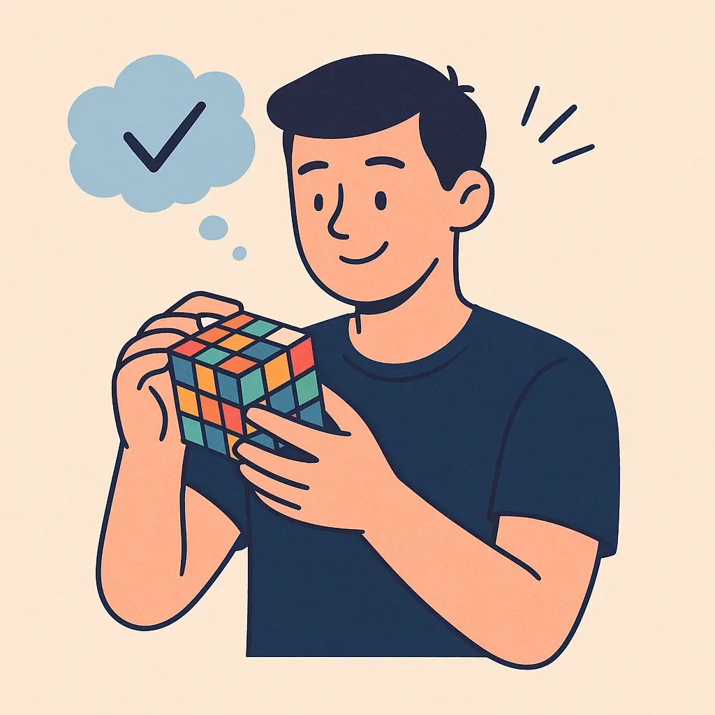 역량의 테트리스를 만드는 리더의 모습