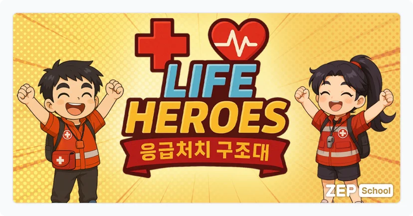 젭스쿨 응급처치 구조대: 라이프 히어로즈 수업 자료 꾸러미