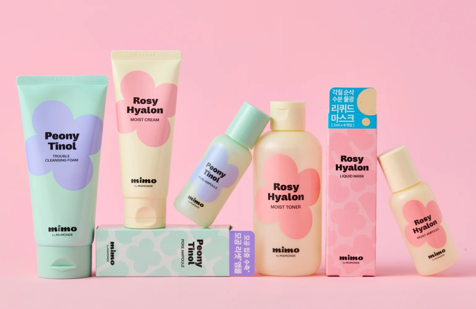 대표적인 다이소 뷰티 브랜드 '미모 바이 마몽드'