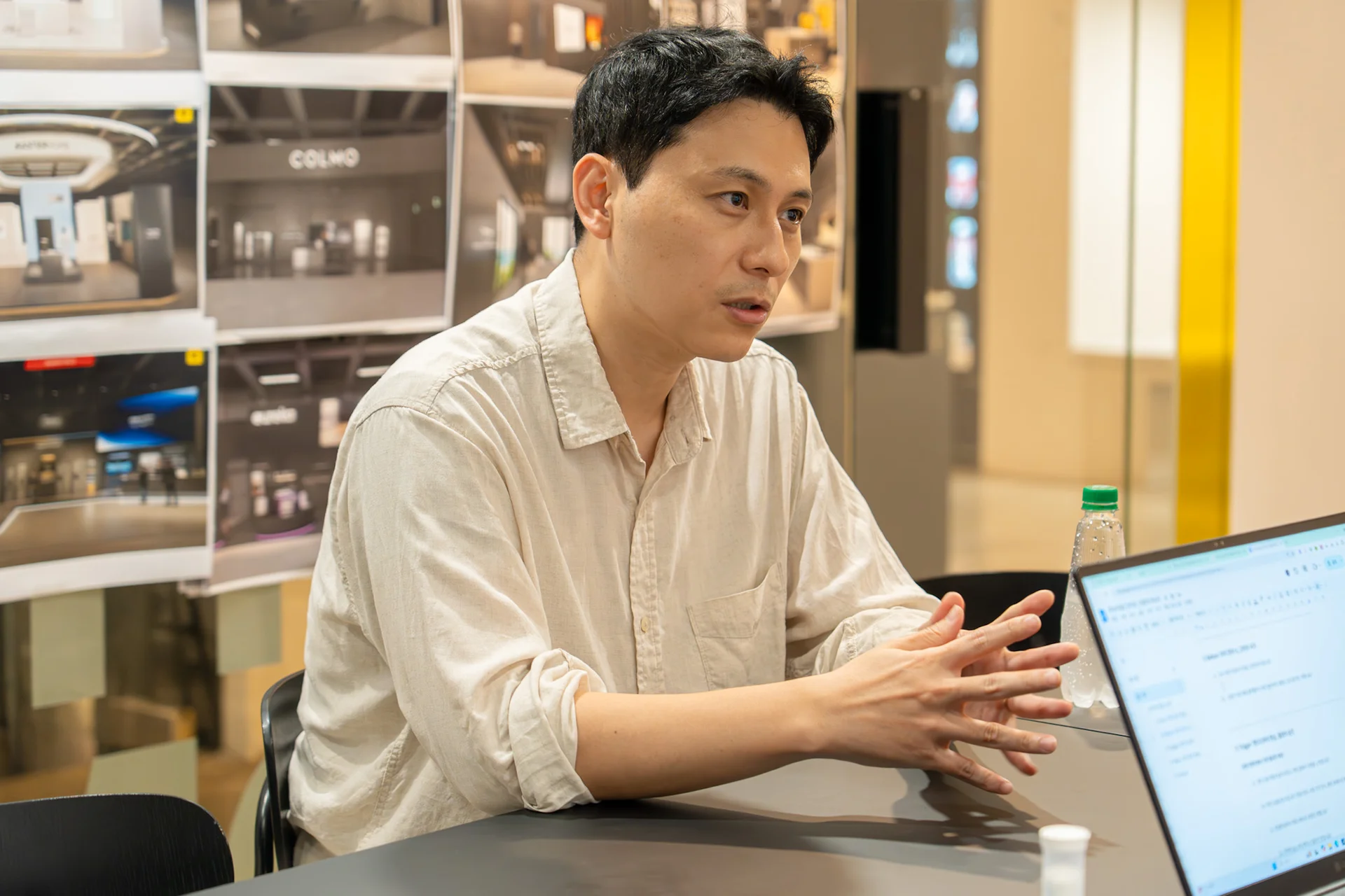 캔디드를 통해 이직하신 이홍채님 인터뷰 사진