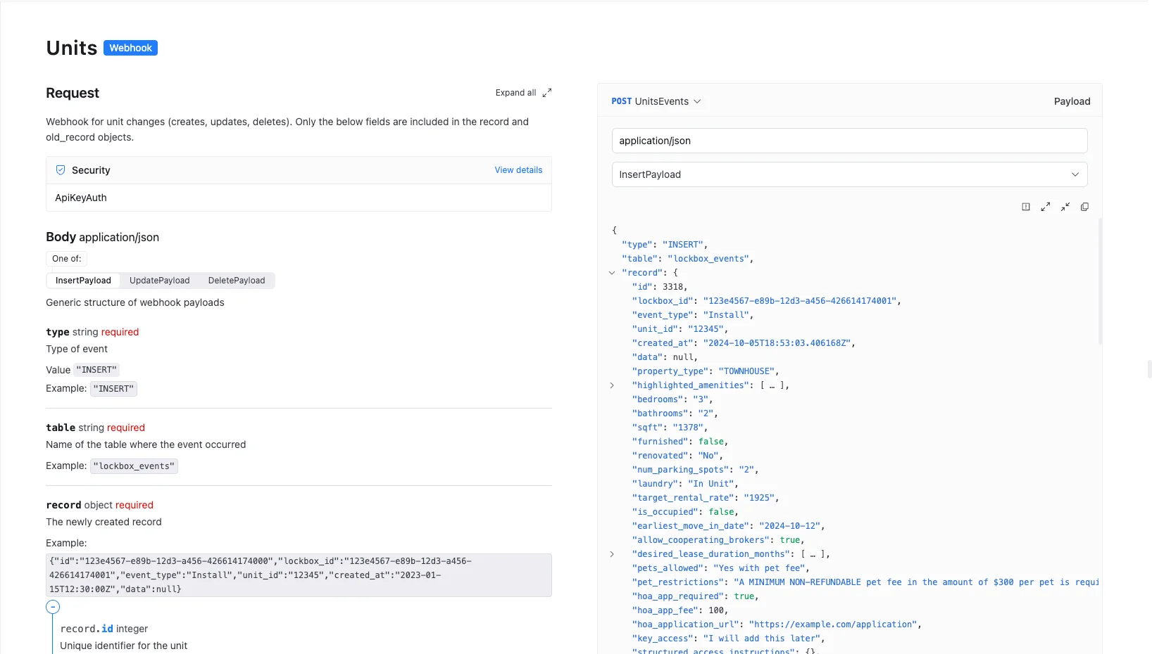 Check out the new webhook that triggers on unit status changes. 