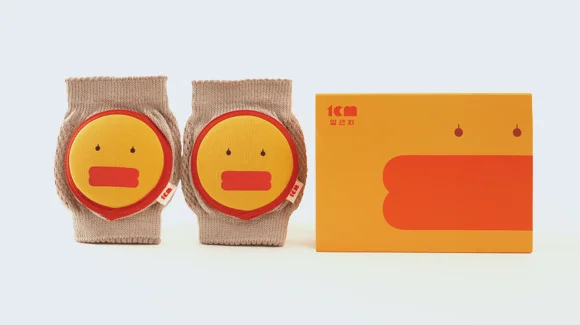 일센치의 유아용 무릎 보호대 모습