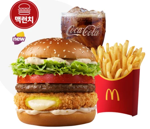맥런치 추천 익산 고구마 모짜렐라 버거 세트
